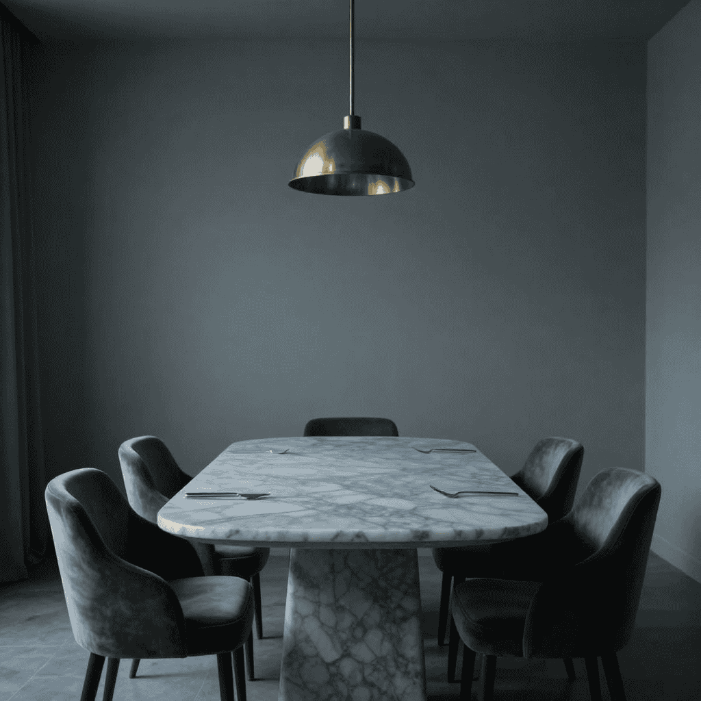 Luxury dining room design