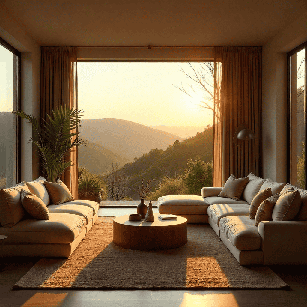 Outdoor living space styling