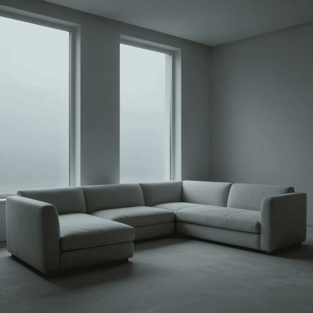 Modern living room with minimalist design